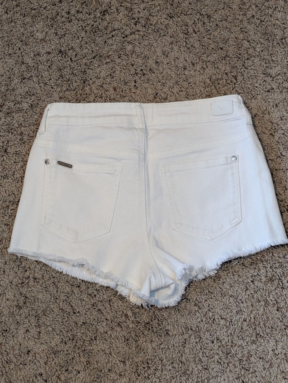 Celebrity Pink Shorts White Distressed Shorts SZ 9/29 - Picture 7 of 12